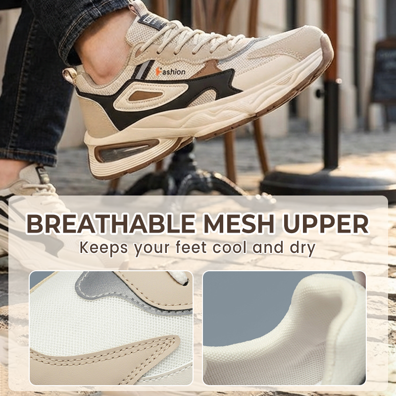 🔥Limited-time offer-Men's Chunky Platform Sneakers with Breathable Mesh