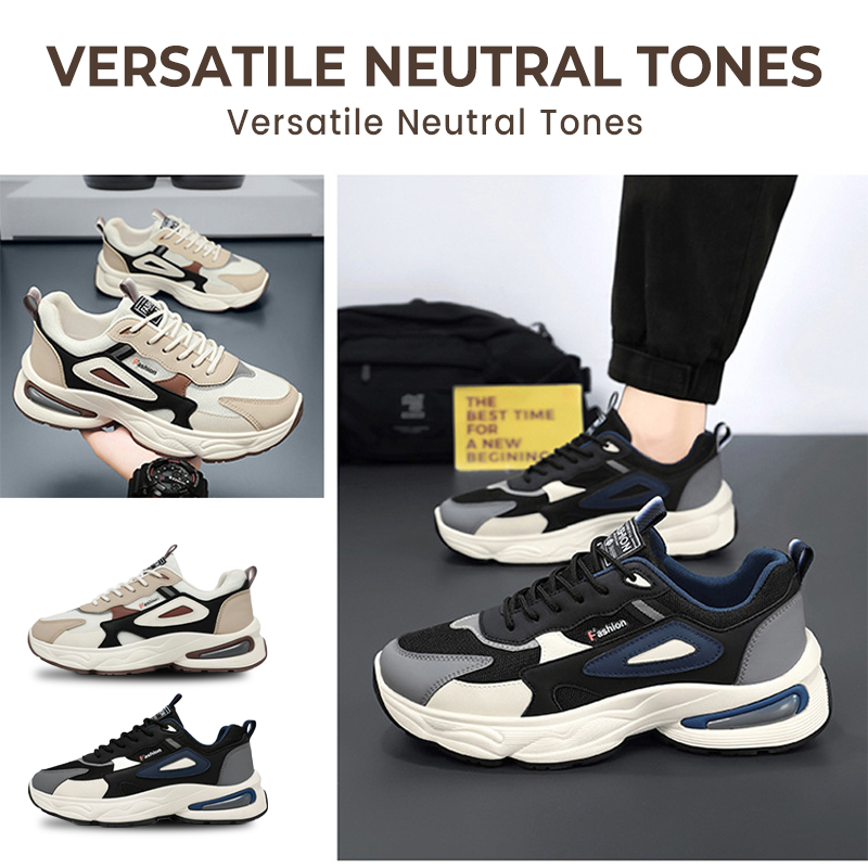 🔥Limited-time offer-Men's Chunky Platform Sneakers with Breathable Mesh