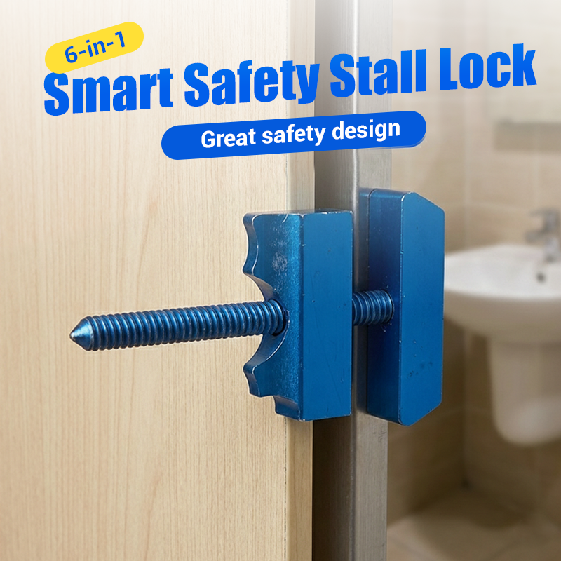 🔥Limited-time offer-6-in-1 Smart Safety Stall Lock