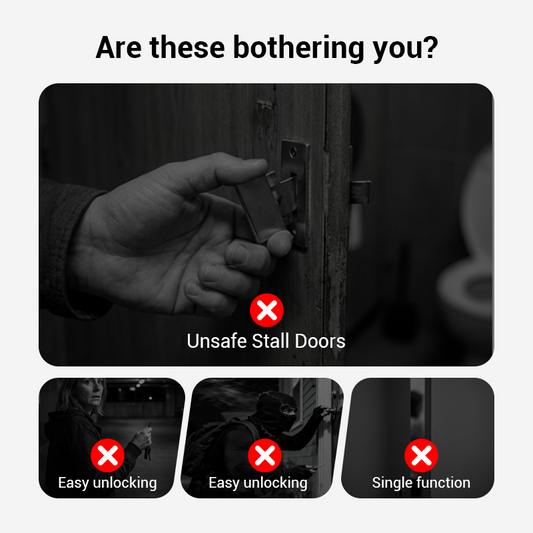 🔥Limited-time offer-6-in-1 Smart Safety Stall Lock