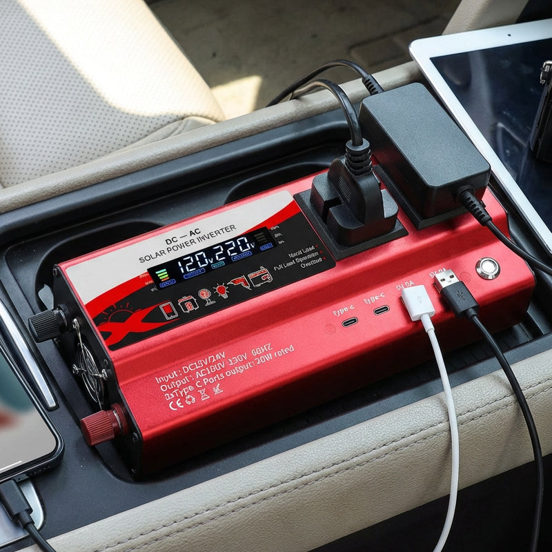 🔥50% OFF!🚗⚡Multi-Port Power Inverter for Car
