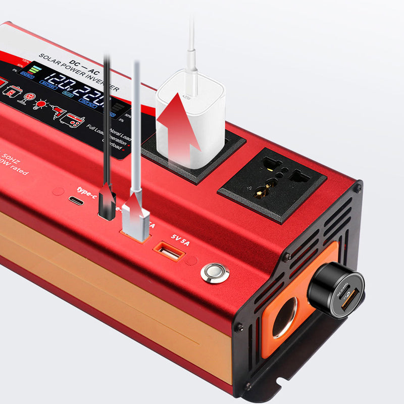 🔥50% OFF!🚗⚡Multi-Port Power Inverter for Car