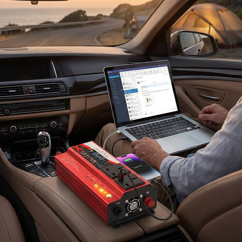 🔥50% OFF!🚗⚡Multi-Port Power Inverter for Car