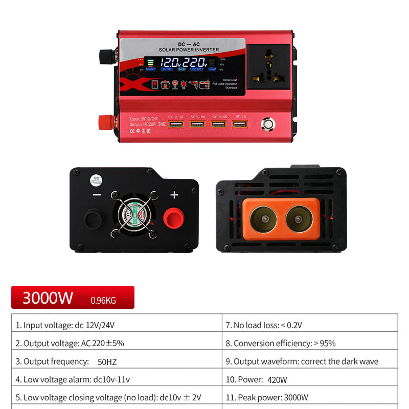 🔥50% OFF!🚗⚡Multi-Port Power Inverter for Car