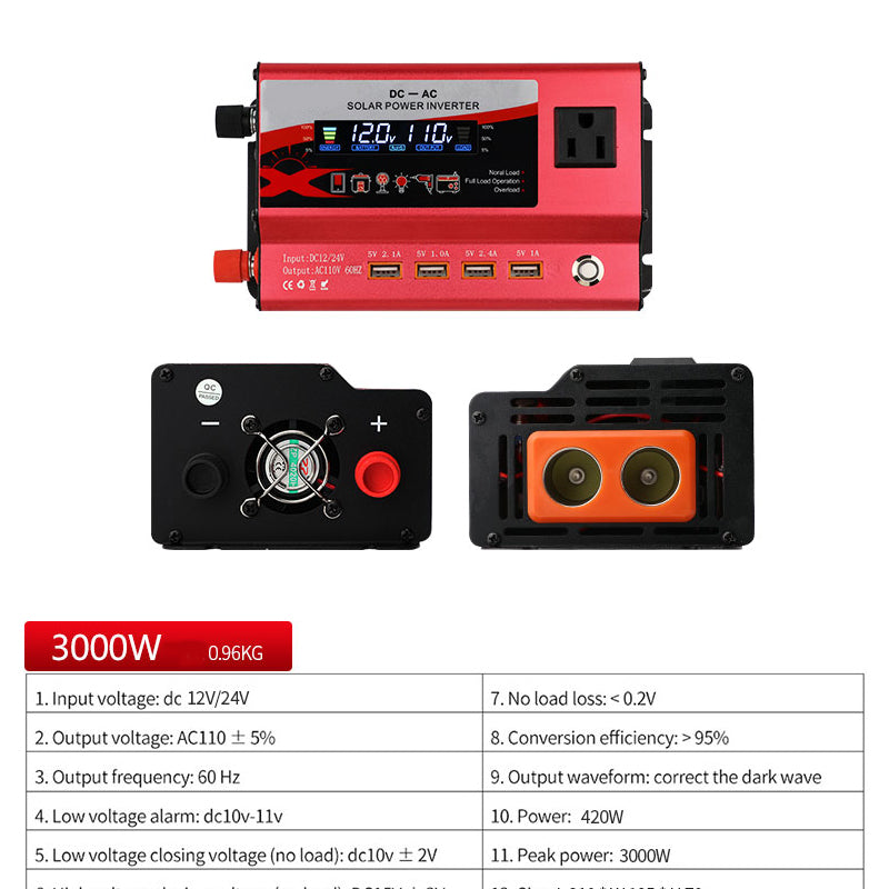 🔥50% OFF!🚗⚡Multi-Port Power Inverter for Car