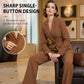✨ 2026 New Arrival | Women's Blazer & Wide-Leg Pants Set | Chic Office Look 🔥【-49% OFF】