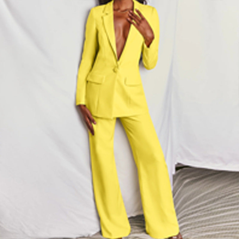 ✨ 2026 New Arrival | Women's Blazer & Wide-Leg Pants Set | Chic Office Look 🔥【-49% OFF】