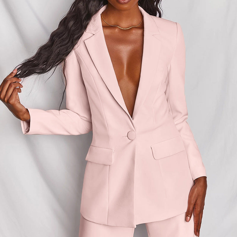 ✨ 2026 New Arrival | Women's Blazer & Wide-Leg Pants Set | Chic Office Look 🔥【-49% OFF】