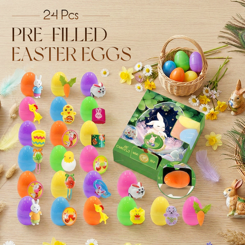 🔥Hot Sale Deals-24 Pcs Pre-Filled Easter Eggs