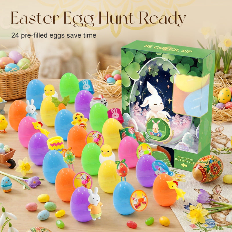 🔥Hot Sale Deals-24 Pcs Pre-Filled Easter Eggs
