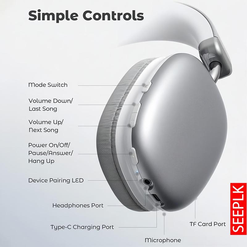 🎧 50% OFF NOW! 📱 Wireless Bluetooth Headphones – Deep Bass, 20H Playtime & Comfortable Fit 🔋