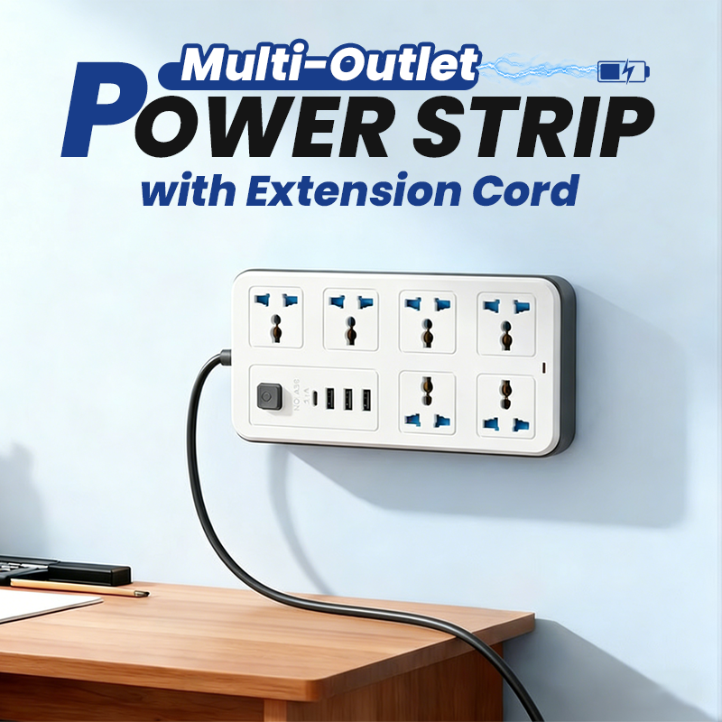 🔥Limited-time offer-Multi-Outlet Power Strip with Extension Cord