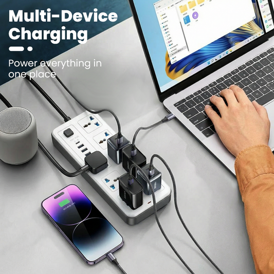 🔥Limited-time offer-Multi-Outlet Power Strip with Extension Cord