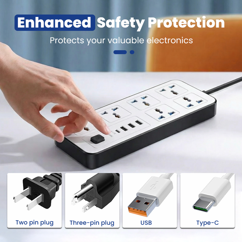 🔥Limited-time offer-Multi-Outlet Power Strip with Extension Cord