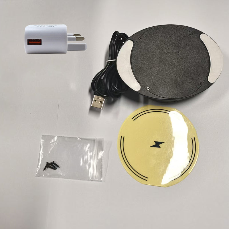 🔥Super Convenient 🔥 Under-Desk Hidden Wireless Charger