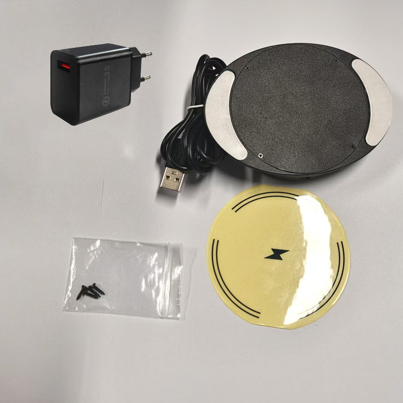 🔥Super Convenient 🔥 Under-Desk Hidden Wireless Charger