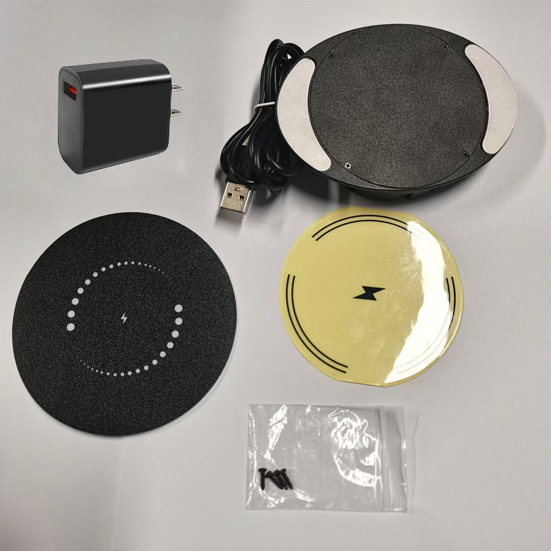 🔥Super Convenient 🔥 Under-Desk Hidden Wireless Charger