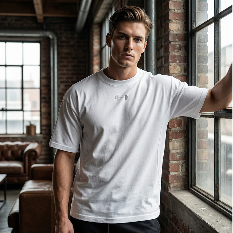 Men's Oversized Gym & Streetwear T-Shirt