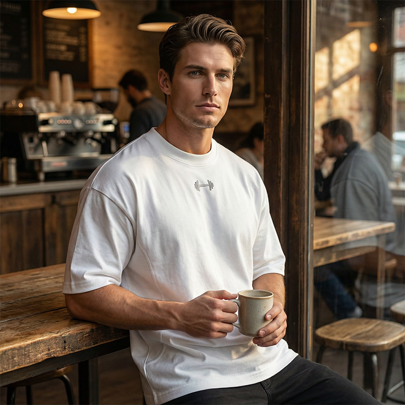 Men's Oversized Gym & Streetwear T-Shirt