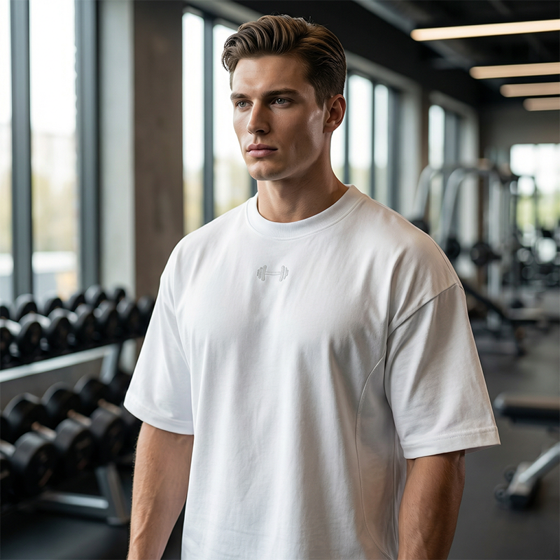 Men's Oversized Gym & Streetwear T-Shirt
