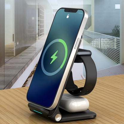 📢📢50% OFF !!!⏰Foldable 3-in-1 Wireless Charging Stand