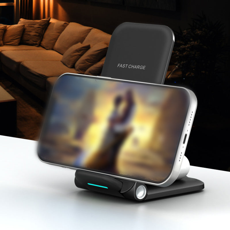 📢📢50% OFF !!!⏰Foldable 3-in-1 Wireless Charging Stand
