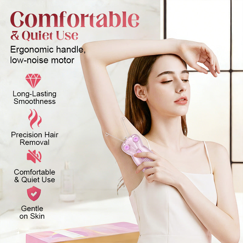 🔥Limited-time offer-Electric Cotton Thread Facial Hair Remover