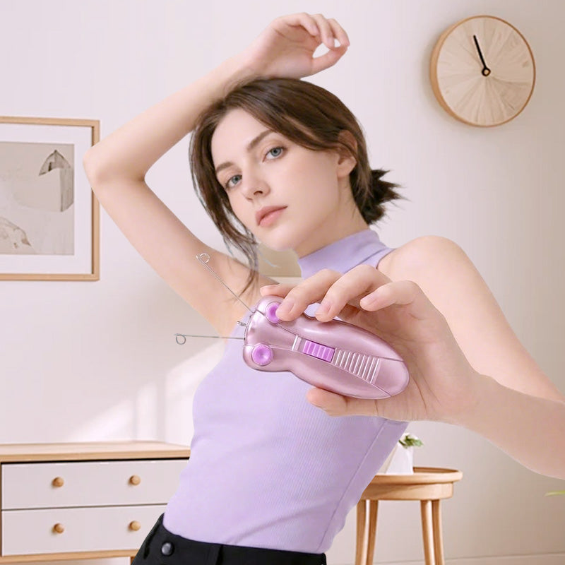 🔥Limited-time offer-Electric Cotton Thread Facial Hair Remover