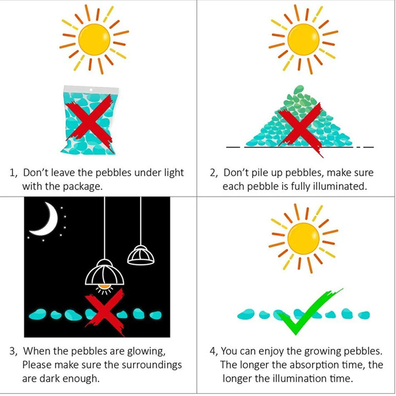 🥳2026 HOT SALE🥳💞50K+ SOLD!🌈🌙 50% OFF! 1000PCS Glow-in-Dark Pebbles – Vibrant multicolor, eco-friendly resin. Safe for kids & pets. Transform your garden into a starry night sky. A enchanting gift. 🎁🕊️