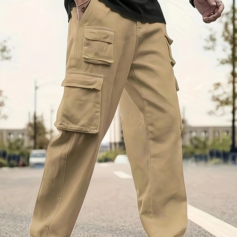 🔥Hot Sale Offers-Men's Multi-Pocket Straight-Leg Cargo Pants