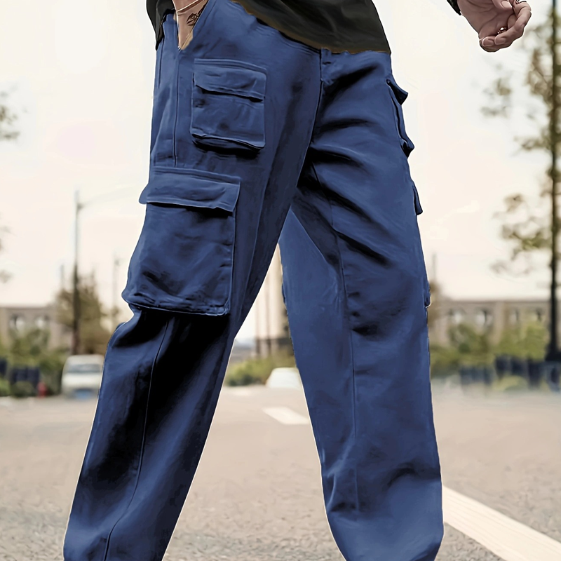 🔥Hot Sale Offers-Men's Multi-Pocket Straight-Leg Cargo Pants