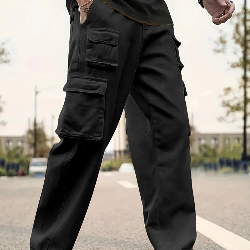🔥Hot Sale Offers-Men's Multi-Pocket Straight-Leg Cargo Pants