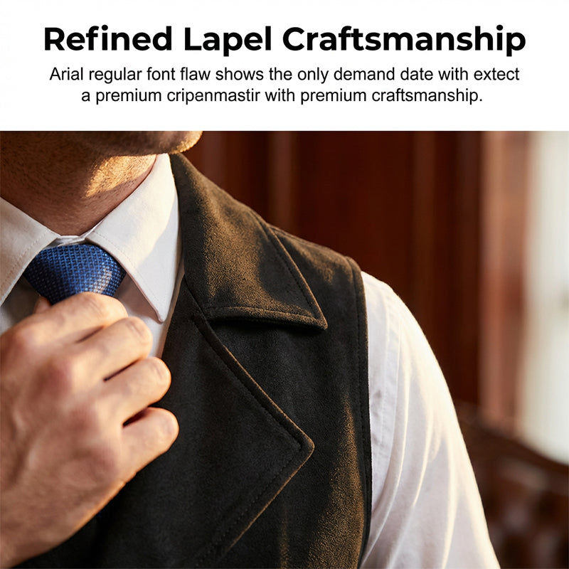 🔥Limited-time offer-Men's Casual Retro Slim Fit Dress Vests for Suit or Tuxedo