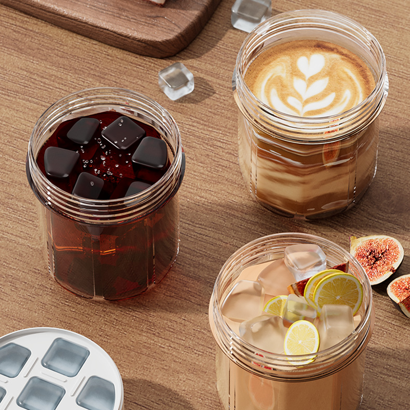🔥Hot Sale Offers-Portable Iced Coffee Cup with Ice Tray