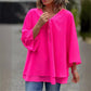 👚 60% OFF NOW! ✨ Double-Layer V-Neck Zipper 3/4 Sleeves Soft Tops – Elegant Design, Comfortable Fit & Versatile Style 🌸