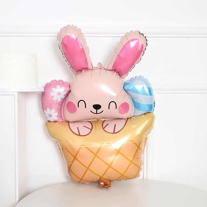 Easter Cartoon Animal Foil Balloons