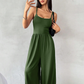 🔥Hot Sale Offers-Spaghetti Strap Wide-Leg Jumpsuit with Pockets