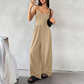 🔥Hot Sale Offers-Spaghetti Strap Wide-Leg Jumpsuit with Pockets