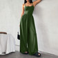 🔥Hot Sale Offers-Spaghetti Strap Wide-Leg Jumpsuit with Pockets