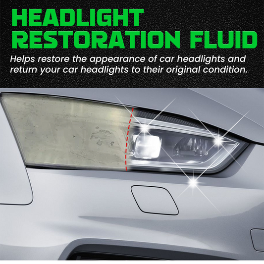 🔥2026 SPECIAL SALE🔥 Headlight Restoration Fluid – Instantly Removes Yellowing & Oxidation, Adds Crystal-Clear UV Protection 🚗💡