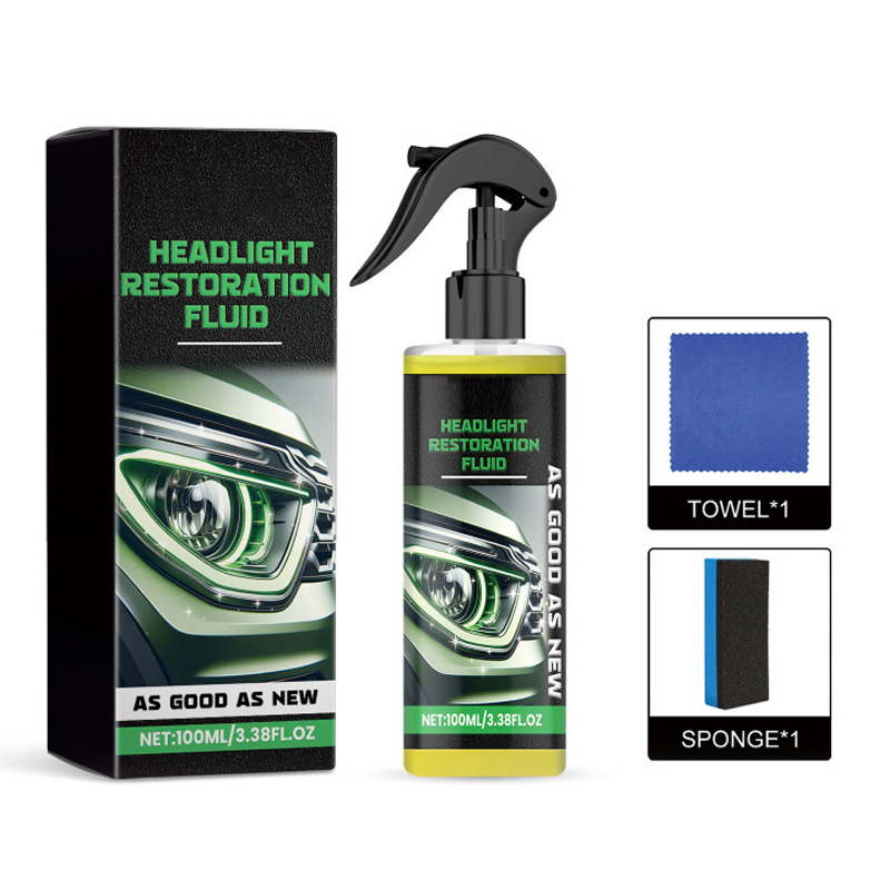 🔥2026 SPECIAL SALE🔥 Headlight Restoration Fluid – Instantly Removes Yellowing & Oxidation, Adds Crystal-Clear UV Protection 🚗💡