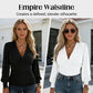 Women’s Deep V Neck Slim Fit Ruched Top