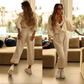 👖New arrival 40% OFF!🥰Women's Casual Hooded Jumpsuit