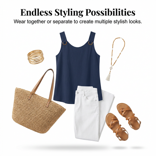 ⌛Limited-time offer-Casual Sleeveless Top and Shorts Lounge Set