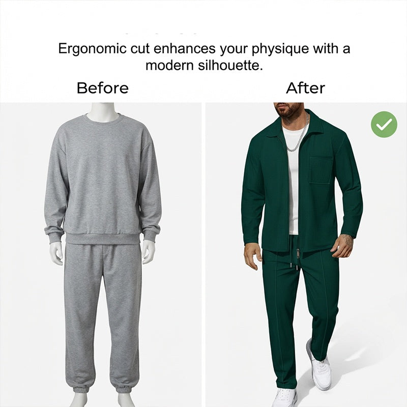 🔥Hot Sale Offers-Casual Long Sleeve Jacket & Pants Set