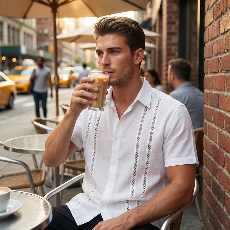 💐50% OFF ! Men's Button-Down Shirt – Breathable & Quick-Dry 🏃💨【Flash Sale】