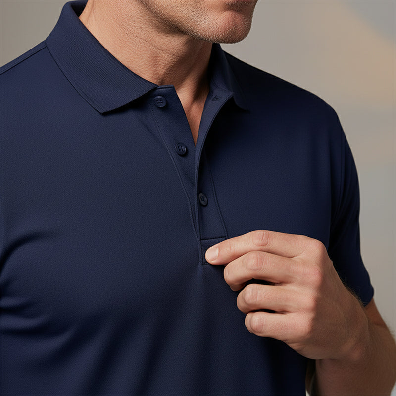 🔥50％ OFF🔥Men's Quick-Dry Short-Sleeve Lapel T-Shirt