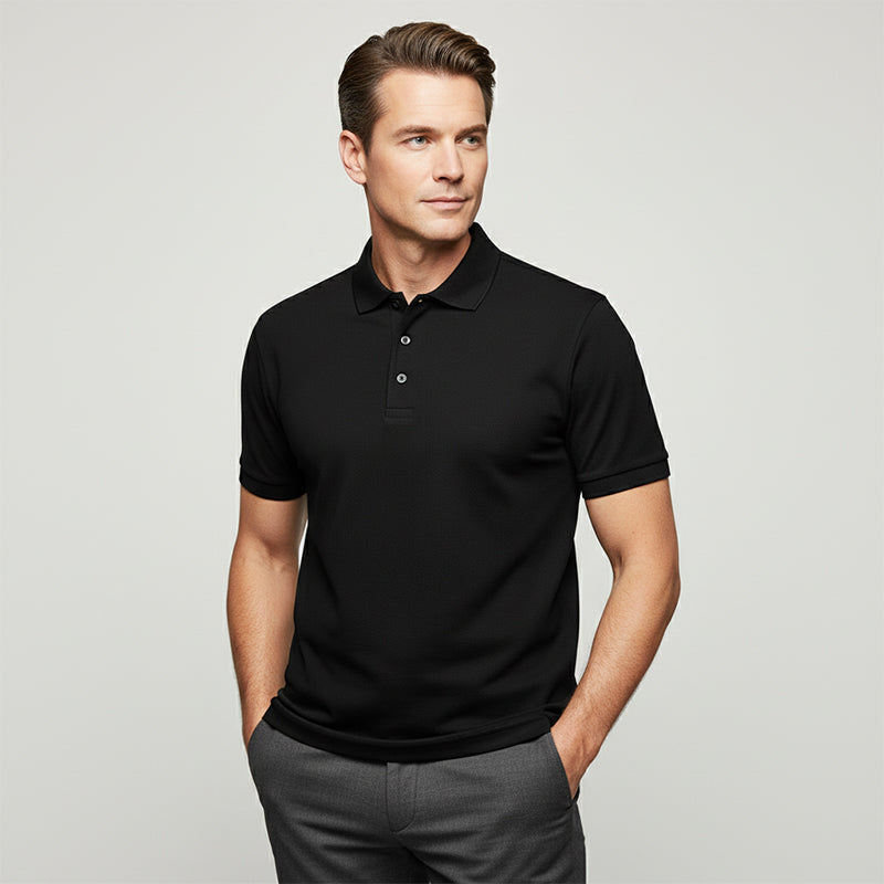 🔥50％ OFF🔥Men's Quick-Dry Short-Sleeve Lapel T-Shirt