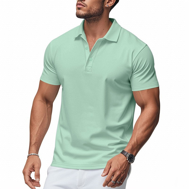 🔥50％ OFF🔥Men's Quick-Dry Short-Sleeve Lapel T-Shirt