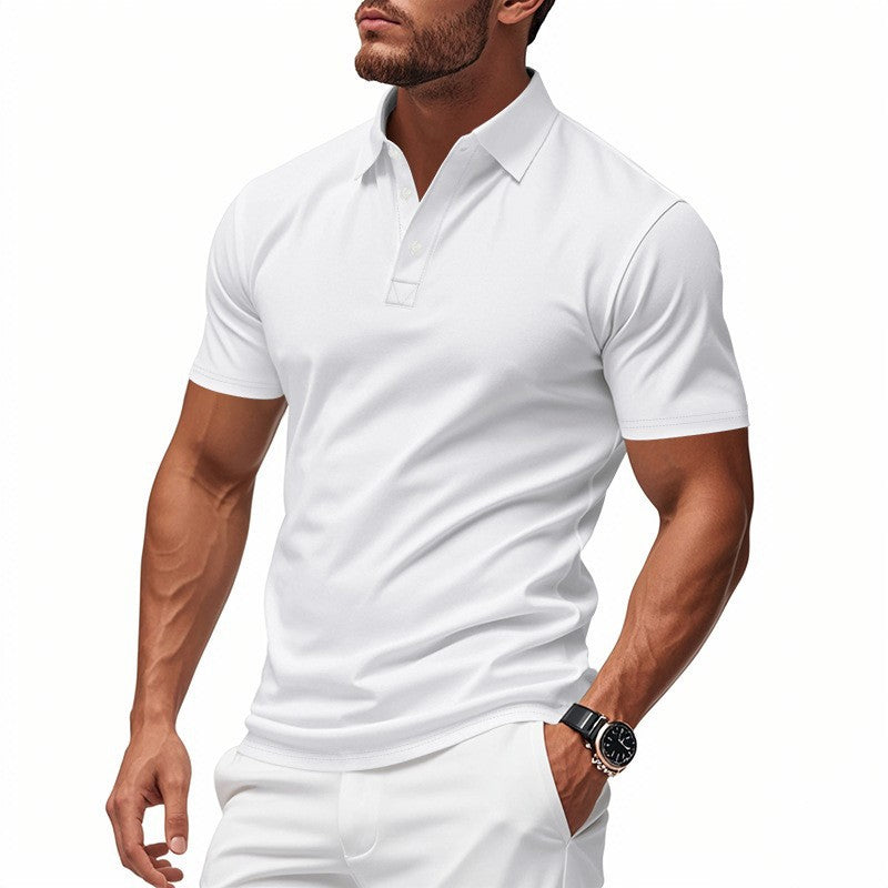 🔥50％ OFF🔥Men's Quick-Dry Short-Sleeve Lapel T-Shirt